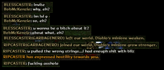 What an asshole, eh.