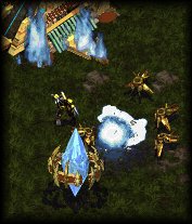First probe down, zealot starts chasing the assassins