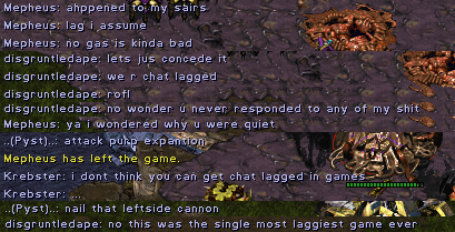 actually I had been in chat lag in games before Kreb u newb