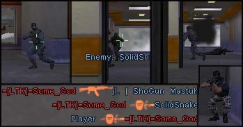 I called him a n00b because player is the defualt name you get when you first play CS