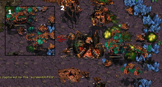 Hmm... That Drone steroid upgrade should allow Drones to attack air units.  Me thinks that would help Joe :].