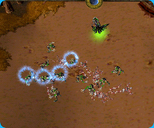 Ghouls taking time for a light snake