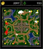 Post-battle minimap. Augury's bank.