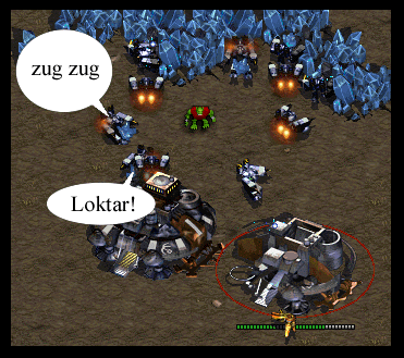 IT IS A GOOD DAY TO DIE (ph34r my Warcraft II references and ripoff of YRM's speech bubbles =o)