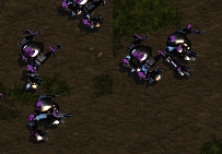Who would've expected small, kind purple to strike out first?