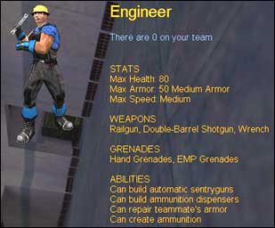 Engineers are the bulwark of flag 

defense, but oddly on public servers only a few engys bother defending the flag room.