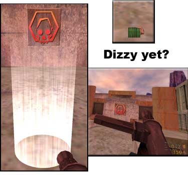 Conc blasts actually go thru walls 

and floors too!