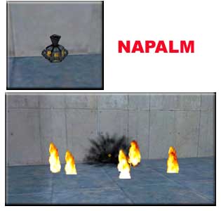 Napalm grens last a long time 

and are good for use in high traffic areas.