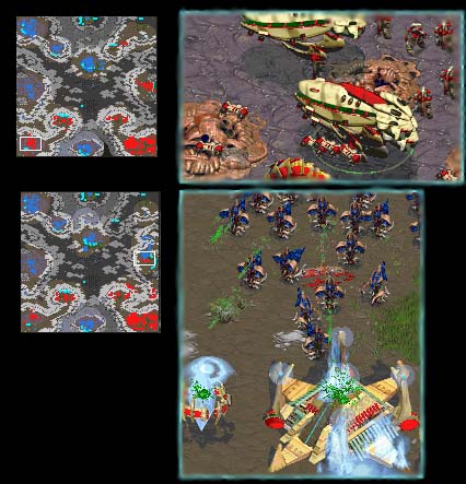 The Protoss fleet advances